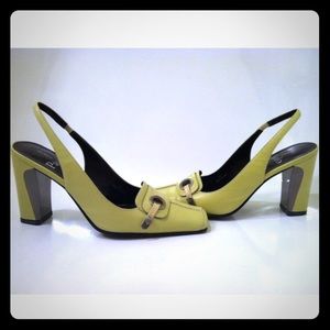 Lemongrass Slingback Heels